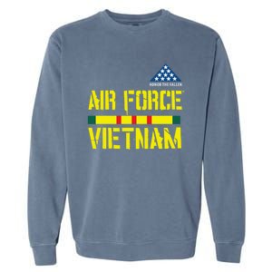 Honor The Fallen Air Force Vietnam Funny Gift Garment-Dyed Sweatshirt