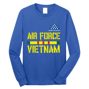 Honor The Fallen Air Force Vietnam Funny Gift Long Sleeve Shirt