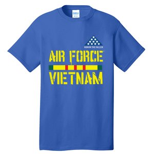 Honor The Fallen Air Force Vietnam Funny Gift Tall T-Shirt