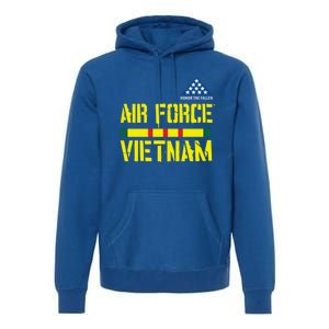 Honor The Fallen Air Force Vietnam Funny Gift Premium Hoodie