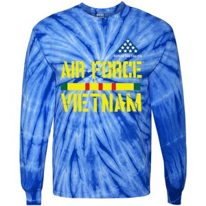 Honor The Fallen Air Force Vietnam Funny Gift Tie-Dye Long Sleeve Shirt