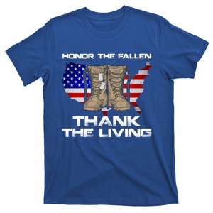 Honor The Fallen Thank The Living Military Veteran Gift T-Shirt