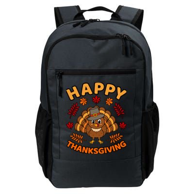 Happy Thanksgiving Funny Turkey Family Graphic Daily Commute Backpack