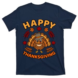 Happy Thanksgiving Funny Turkey Family Graphic T-Shirt