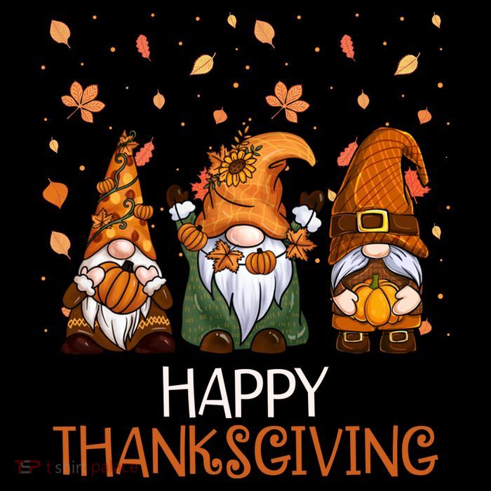 Happy Thanksgiving Gnome Squad Impact Tech Backpack