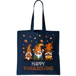 Happy Thanksgiving Gnome Squad Tote Bag