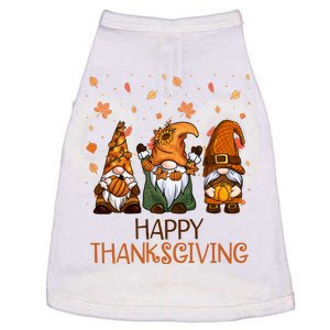 Happy Thanksgiving Gnome Squad Doggie Tank