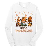 Happy Thanksgiving Gnome Squad Long Sleeve Shirt