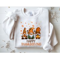 Happy Thanksgiving Gnome Squad Sweatshirt