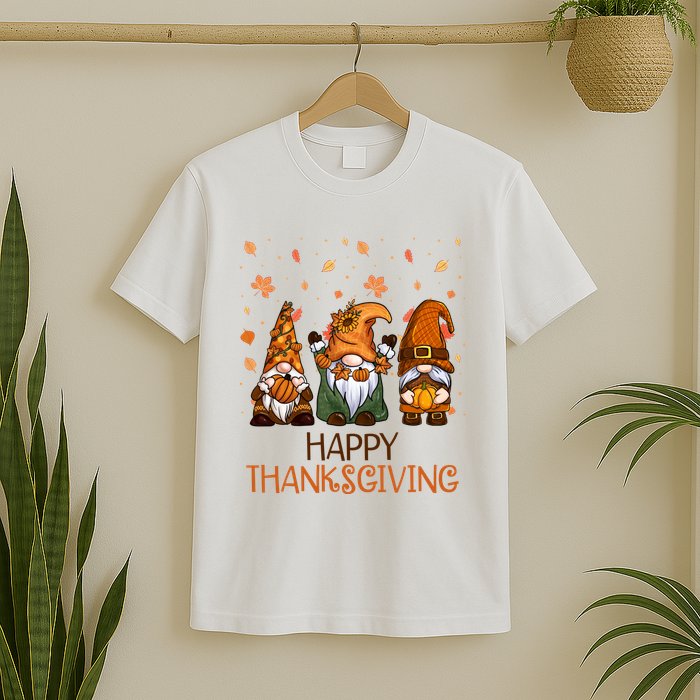 Happy Thanksgiving Gnome Squad T-Shirt