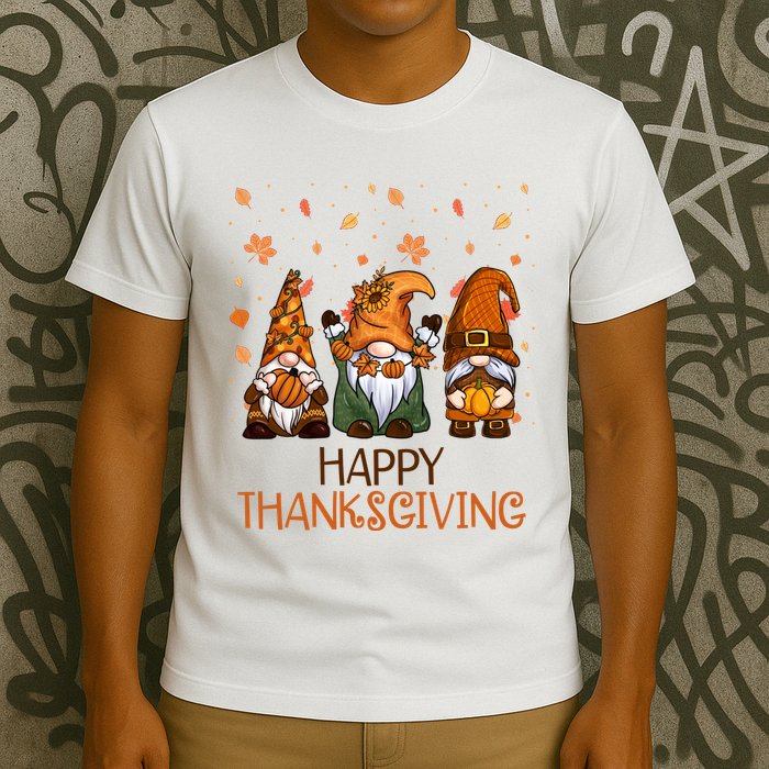 Happy Thanksgiving Gnome Squad T-Shirt