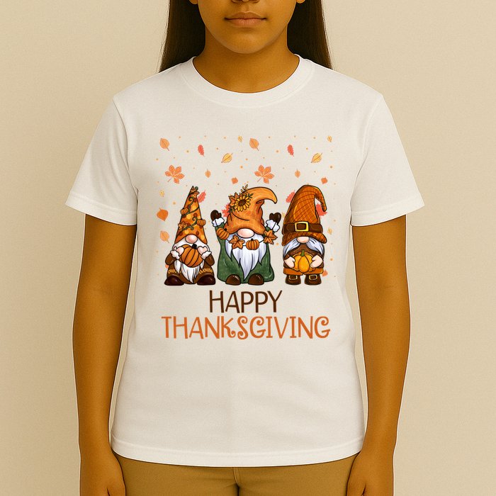 Happy Thanksgiving Gnome Squad T-Shirt