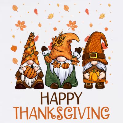 Happy Thanksgiving Gnome Squad T-Shirt