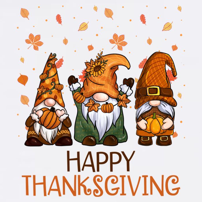 Happy Thanksgiving Gnome Squad T-Shirt