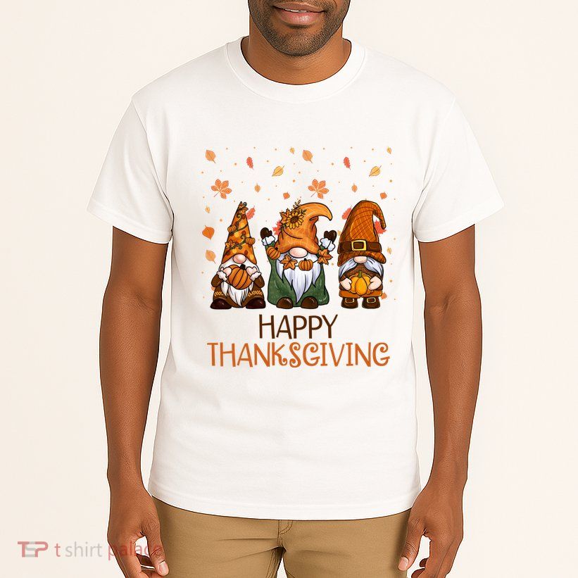 Happy Thanksgiving Gnome Squad Tall T-Shirt