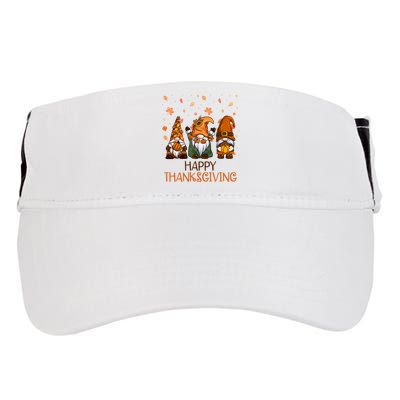 Happy Thanksgiving Gnome Squad Adult Drive Performance Visor