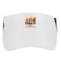 Happy Thanksgiving Gnome Squad Adult Drive Performance Visor