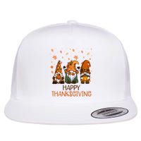 Happy Thanksgiving Gnome Squad Flatbill Hat
