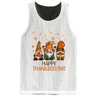 Happy Thanksgiving Gnome Squad Mesh Reversible Basketball Jersey Tank