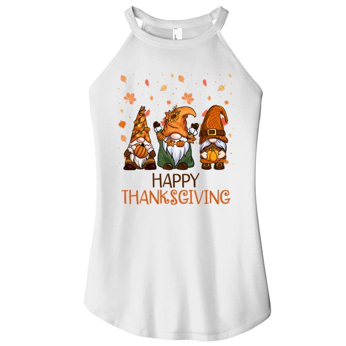 Happy Thanksgiving Gnome Squad Women's Perfect Tri Rocker Tank