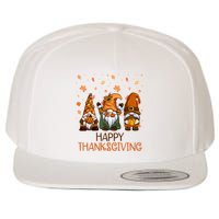 Happy Thanksgiving Gnome Squad Wool Snapback Cap