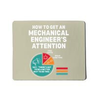 How To Get Engineers Attention Funny Mechanical Engineering Mousepad