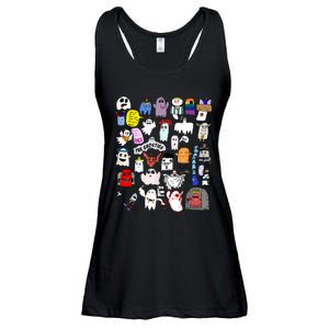 Halloween The Ghosties 2024 Ladies Essential Flowy Tank