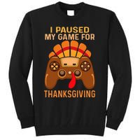 Happy Thanksgiving Gaming Fall Turkey Gamer Tall Sweatshirt