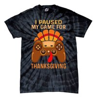 Happy Thanksgiving Gaming Fall Turkey Gamer Tie-Dye T-Shirt