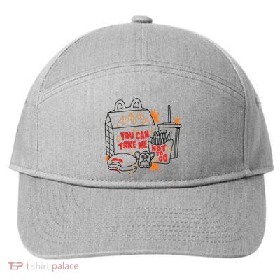 Hot To Go Cheese Burger Lipstick 7-Panel Snapback Hat