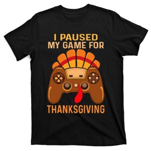 Happy Thanksgiving gaming fall Turkey gamer T-Shirt