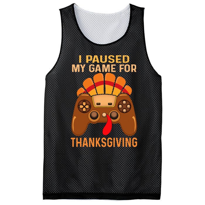 Happy Thanksgiving gaming fall Turkey gamer Mesh Reversible Basketball Jersey Tank