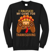 Happy Thanksgiving gaming fall Turkey gamer Tall Sweatshirt