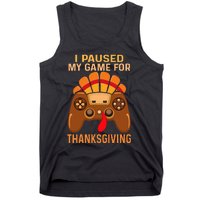 Happy Thanksgiving gaming fall Turkey gamer Tank Top