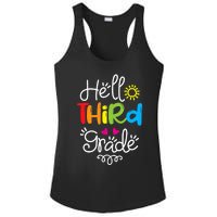 Hello Third Grade Fun 3rd Grade Back to School Gift Ladies PosiCharge Competitor Racerback Tank