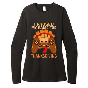 Happy Thanksgiving gaming fall Turkey gamer Womens CVC Long Sleeve Shirt