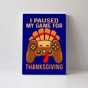 Happy Thanksgiving gaming fall Turkey gamer Canvas