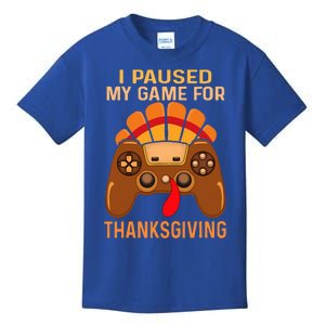 Happy Thanksgiving gaming fall Turkey gamer Kids T-Shirt