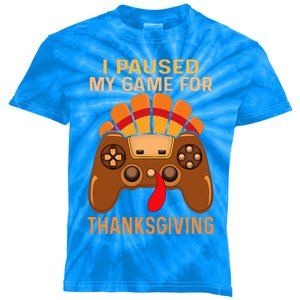 Happy Thanksgiving gaming fall Turkey gamer Kids Tie-Dye T-Shirt