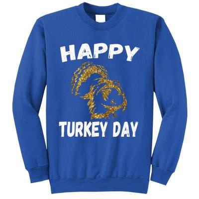 Happy Thanksgiving Great Gold Turkey Pilgrim Day Gift Sweatshirt