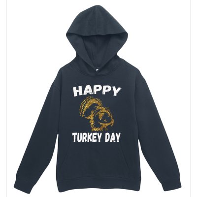 Happy Thanksgiving Great Gold Turkey Pilgrim Day Gift Urban Pullover Hoodie