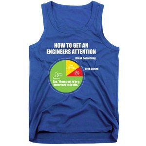 How To Get An Engineers Attention: Engineering Funny Gift Tank Top