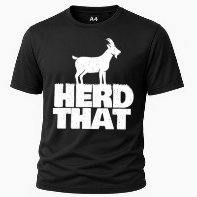 Herd That Goat Farm Animal Lover Rancher Farmer Farming Performance Shirt