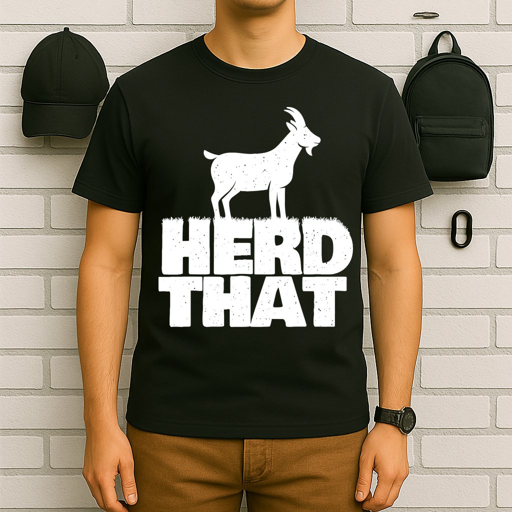 Herd That Goat Farm Animal Lover Rancher Farmer Farming T-Shirt