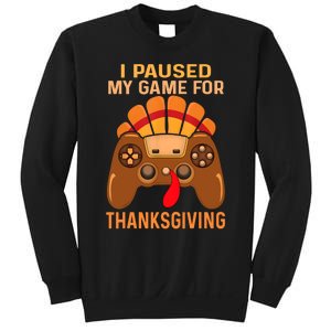 Happy Thanksgiving Gaming Fall Turkey Gamer Sweatshirt