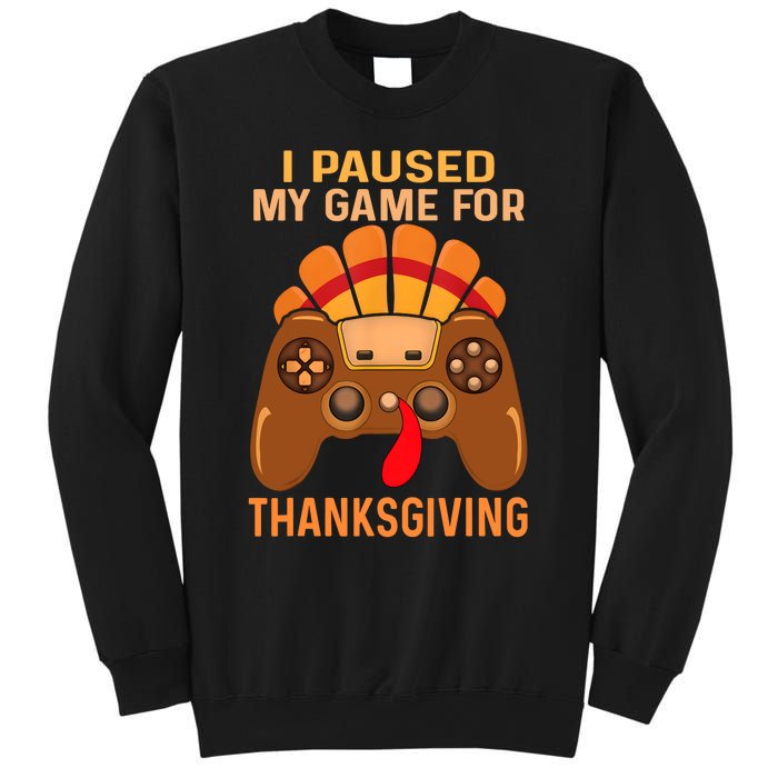 Happy Thanksgiving Gaming Fall Turkey Gamer Sweatshirt