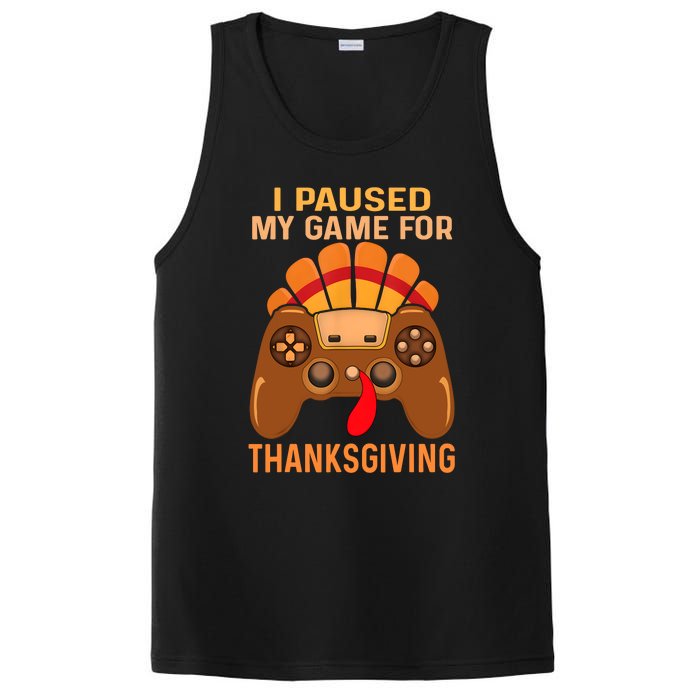 Happy Thanksgiving Gaming Fall Turkey Gamer PosiCharge Competitor Tank