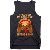 Happy Thanksgiving Gaming Fall Turkey Gamer Tank Top