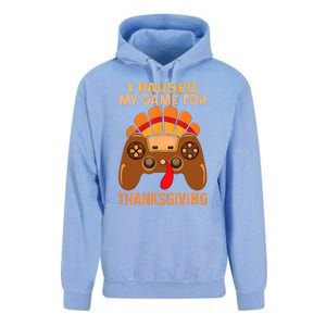 Happy Thanksgiving Gaming Fall Turkey Gamer Unisex Surf Hoodie