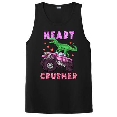 Heart Tmeaningful Giftrex Crusher Dinosaur Valentines Day Gift PosiCharge Competitor Tank